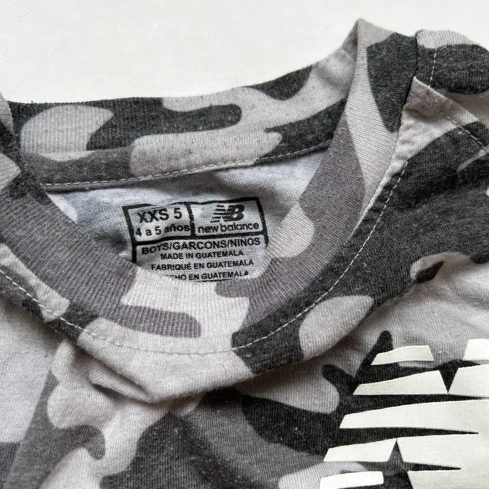✨5 for $25✨ Set of 2 Long Sleeve Tees - New Balance Camo and Skeleton St…